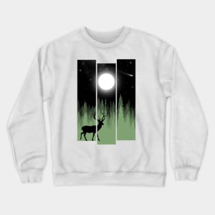 Wildlife Night Crewneck Sweatshirt